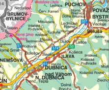 Mapa Prusk